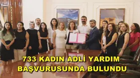 733 kadın adli yardım başvurusunda bulundu