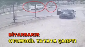 Otomobil yayaya çarptı