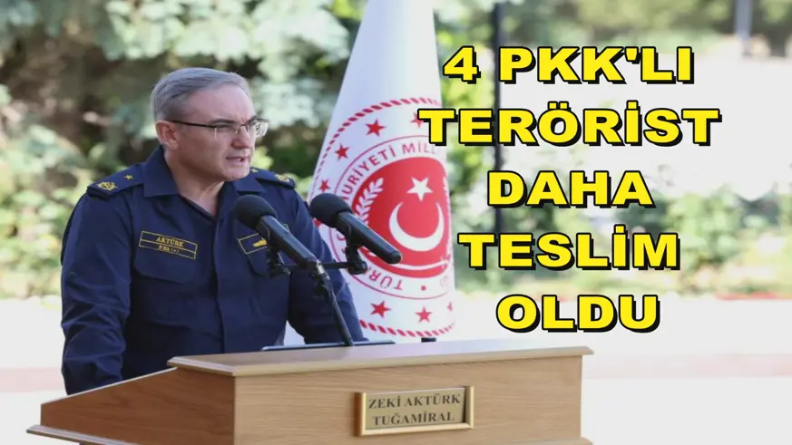 4 PKK'lı terörist daha teslim oldu