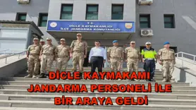 Dicle Kaymakamı jandarma personeli ile bir araya geldi