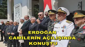 Erdoğan camilerin açılışında konuştu