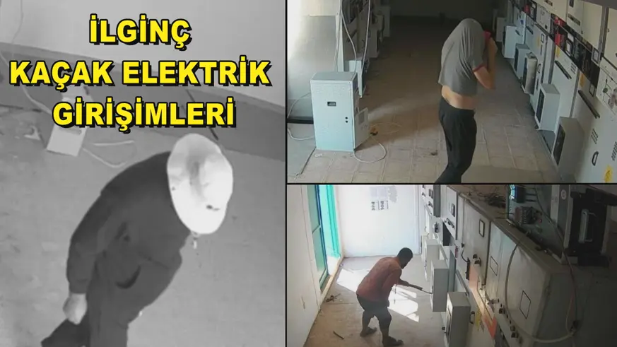 İlginç kaçak elektrik girişimleri