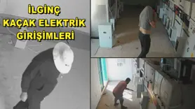 İlginç kaçak elektrik girişimleri