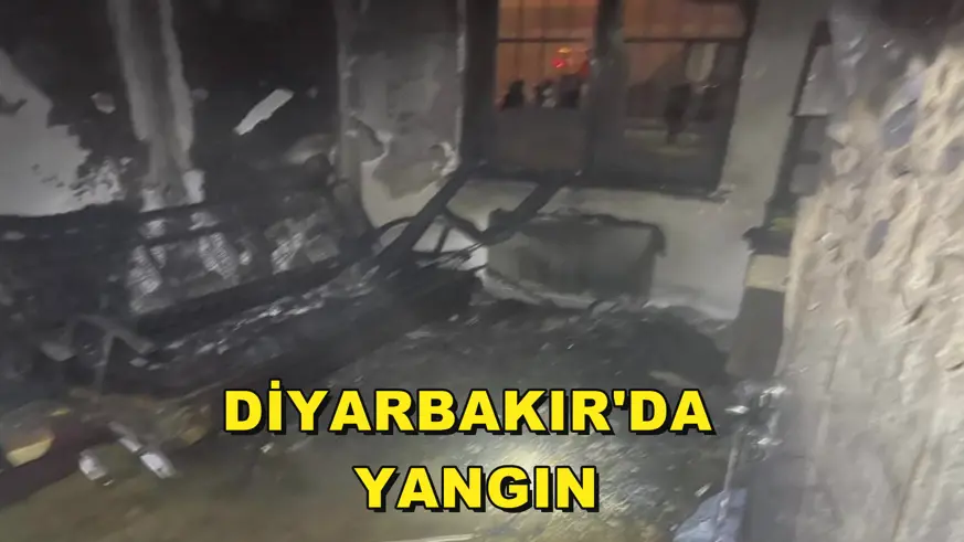 Diyarbakır'da yangın
