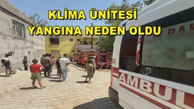 Klima ünitesi yangına neden oldu