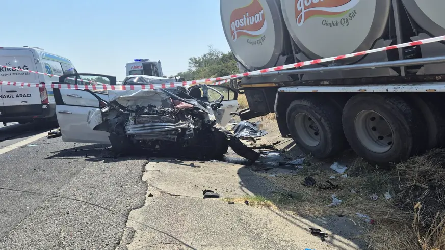 Tekirdağ'da feci kaza