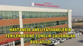 Hastanede ameliyathanelerin yenilenmesine yönelik çalışmalar başlatıldı