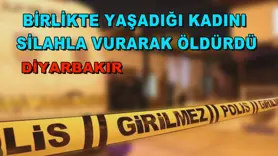Birlikte yaşadığı kadını silahla vurarak öldürdü