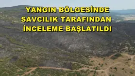 Yangın bölgesinde savcılık tarafından inceleme başlatıldı