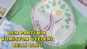DEM Parti'nin komisyon üyeleri belli oldu