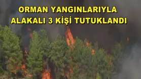 Orman yangınlarıyla alakalı 3 kişi tutuklandı