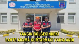 Yangın bölgesindeki sahte arama kurtarmacı yakalandı