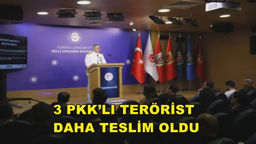 3 PKK’lı terörist daha teslim oldu