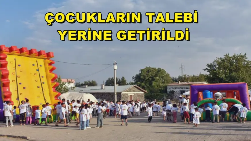 Çocukların talebi yerine getirildi