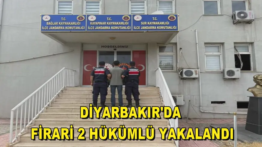 Diyarbakır'da firari 2 hükümlü yakalandı