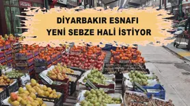 DİYARBAKIR ESNAFI YENİ SEBZE HALİ İSTİYOR