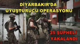 Diyarbakır’da uyuşturucu operasyonu