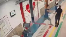 Hastanede bıçaklı saldırı
