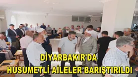 Diyarbakır'da husumetli aileler barıştırıldı