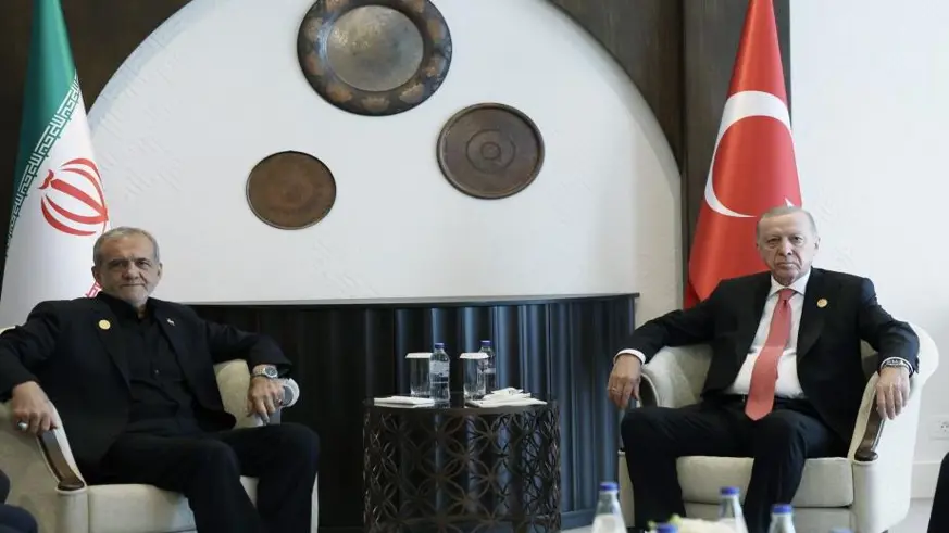 Erdoğan, İranlı mevkidaşı ile görüştü