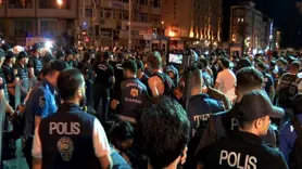 İzinsiz eylem yapan 13 şüpheli tutuklandı