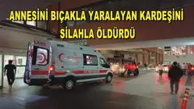 Annesini bıçakla yaralayan kardeşini silahla öldürdü