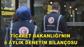 Ticaret Bakanlığı’nın 6 aylık denetim bilançosu