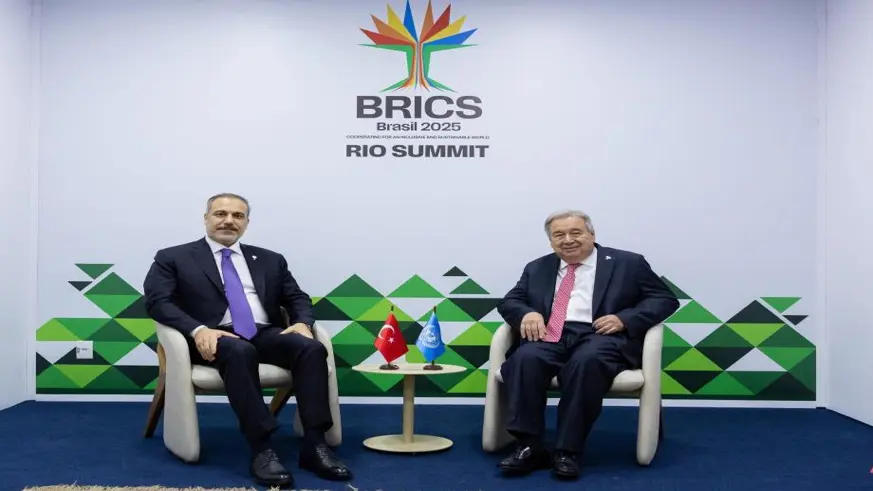 Bakan Fidan, BM Genel Sekreteri Guterres ile görüştü