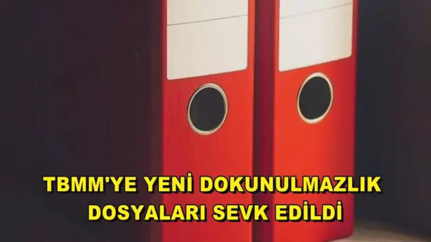 TBMM'ye yeni dokunulmazlık dosyaları sevk edildi