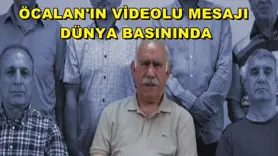 Öcalan'ın videolu mesajı dünya basınında