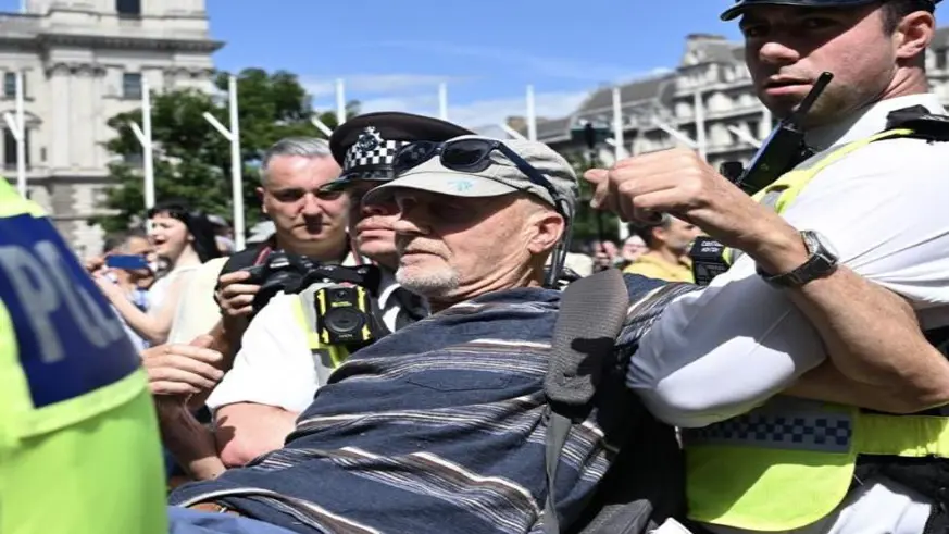 Filistin’e destek gösterilerine katılan 466 kişi gözaltına alındı