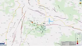 Depremin ardından 237 artçı deprem meydana geldi