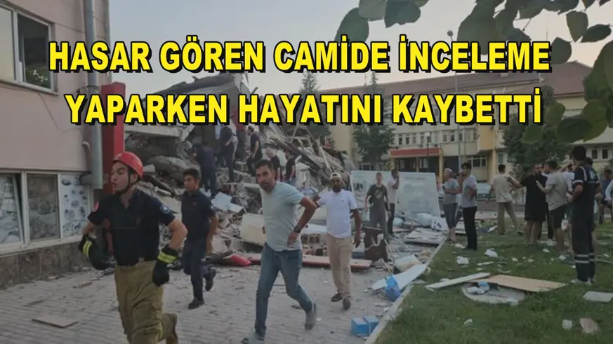 Hasar gören camide inceleme yaparken hayatını kaybetti