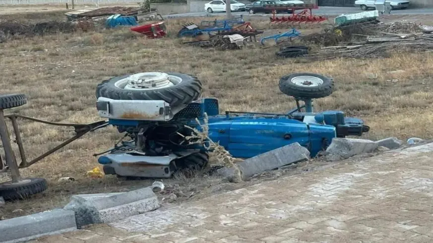 Traktör kazasında karı koca hayatını kaybetti