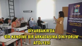 Diyarbakır’da ‘Bir kendime bir arkadaşıma dikiyorum’ atölyesi