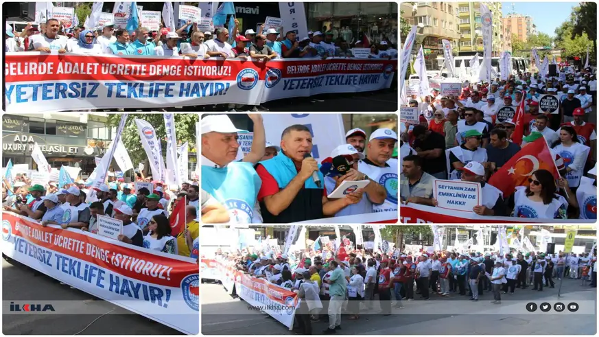 Gelirde Adalet, ücrette denge istiyoruz!