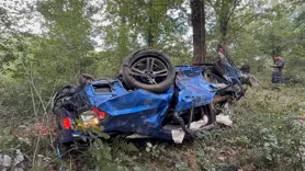 Şarampole devrilen otomobildeki öğretmen öldü