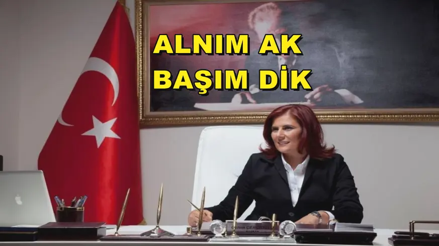 Alnım ak başım dik