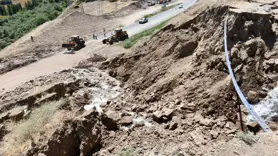 Yol ulaşıma kapandı