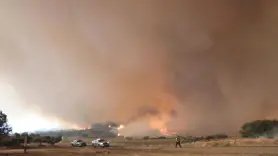 Çanakkale'de çıkan orman yangınında 5 köy tahliye edildi