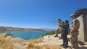 Dicle Kaymakamı ve İlçe Jandarma Komutanı Koca üs bölgesini ziyaret etti