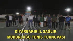 Diyarbakır İl Sağlık Müdürlüğü Tenis Turnuvası