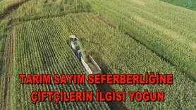 Tarım sayım seferberliğine çiftçilerin ilgisi yoğun