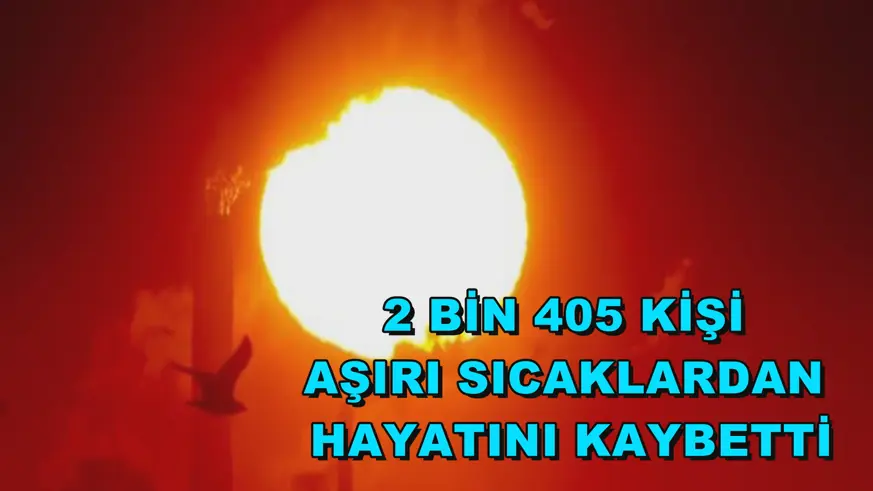 2 bin 405 kişi aşırı sıcaklardan hayatını kaybetti