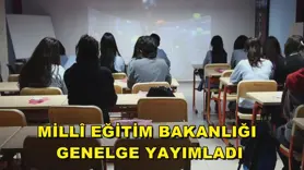 Millî Eğitim Bakanlığı genelge yayımladı