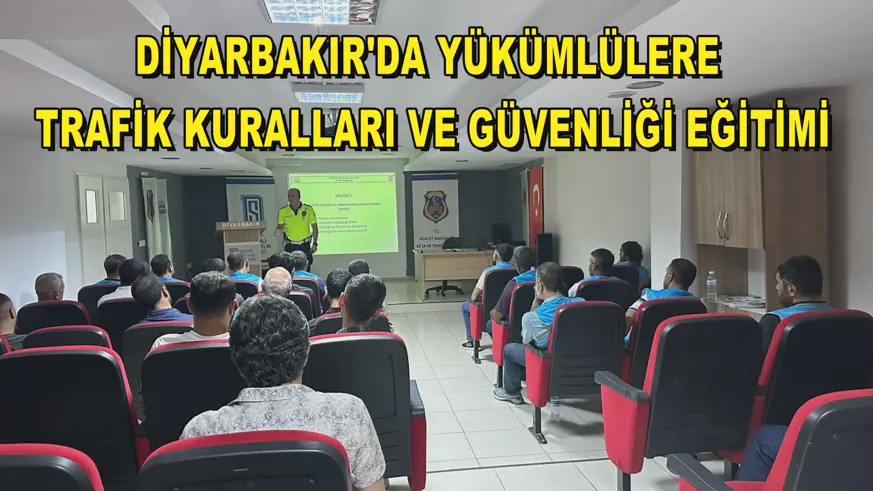 Diyarbakır'da yükümlülere trafik kuralları ve güvenliği eğitimi
