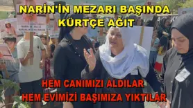 Narin'in mezarı başında Kürtçe ağıt