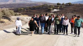 Başkan Bucak, Lice’deki yol çalışmasını yerinde inceledi