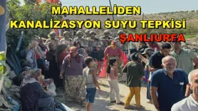 Mahalleliden kanalizasyon suyu tepkisi