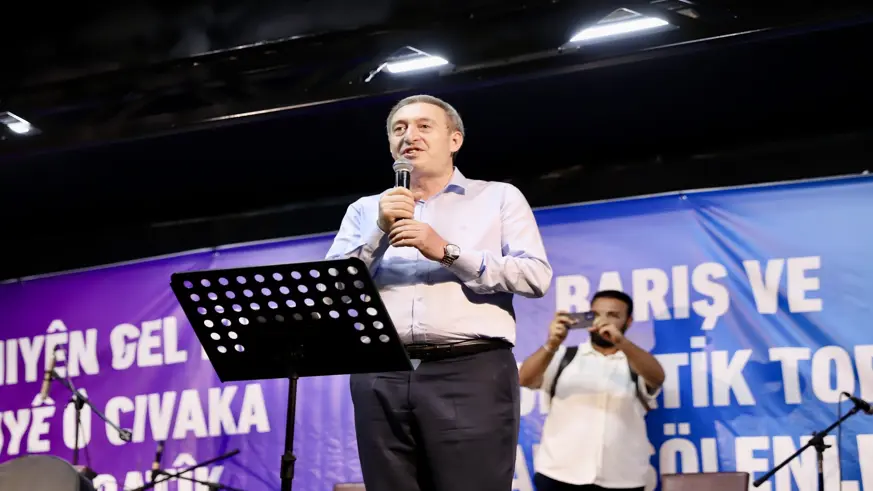Bakırhan, Van'da düzenlenen mitinge katıldı